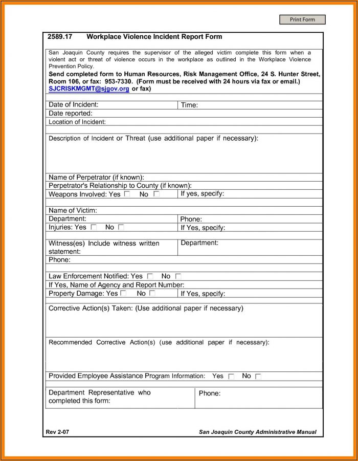 Osha Incident Report Form 301 Form Resume Examples N49mdgb2zz 4725