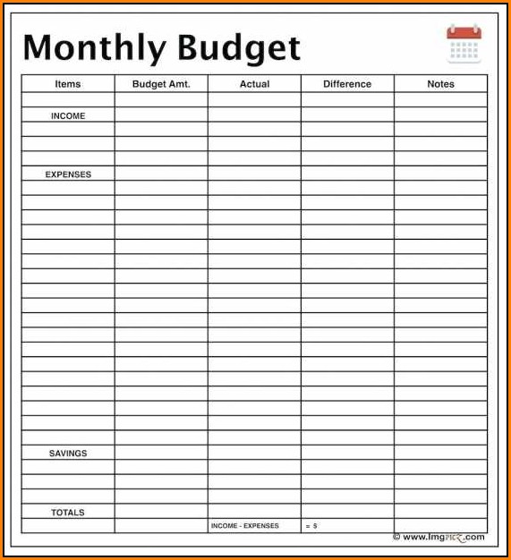 Monthly Income And Expense Report Template Template 2 Resume 