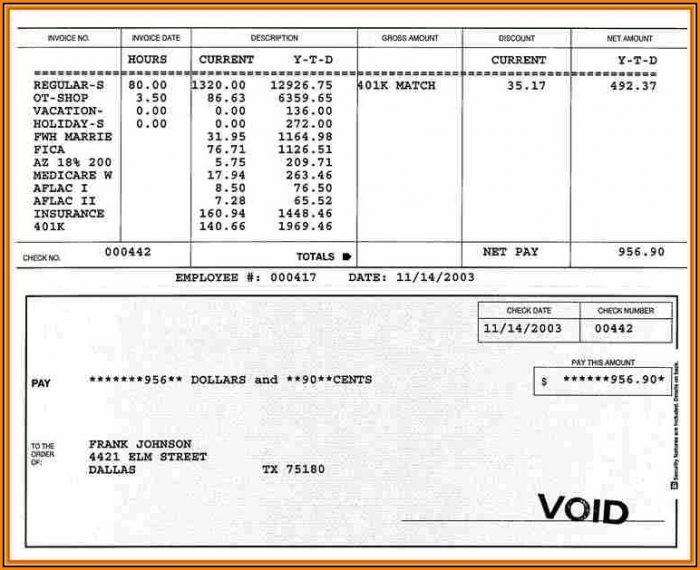 Free Employee Payroll Record Template Template 2 Resume Examples 