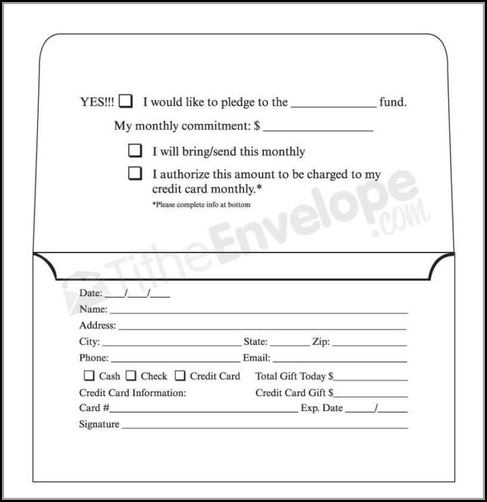 9 Remittance Envelope Template Indesign Printable Templates