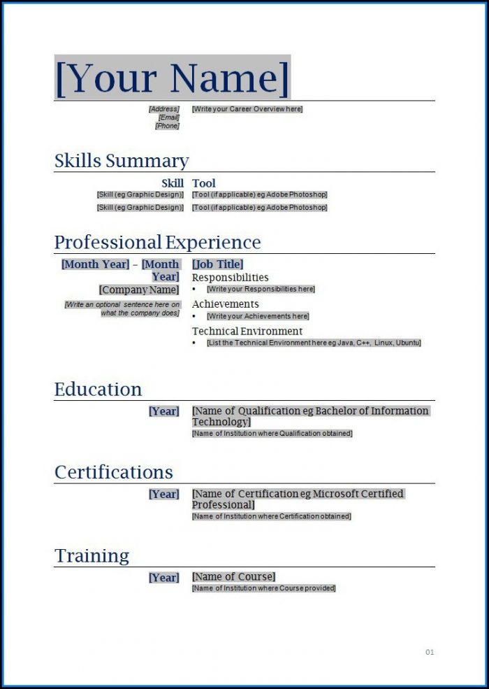 Fillable Resume Template Free Resume Resume Examples BpV5Wvd91Z