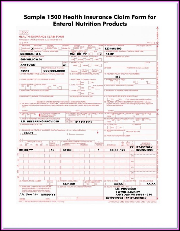 Cms 1500 Form Instructions 2016 Form Resume Examples MoYoGlEYZB