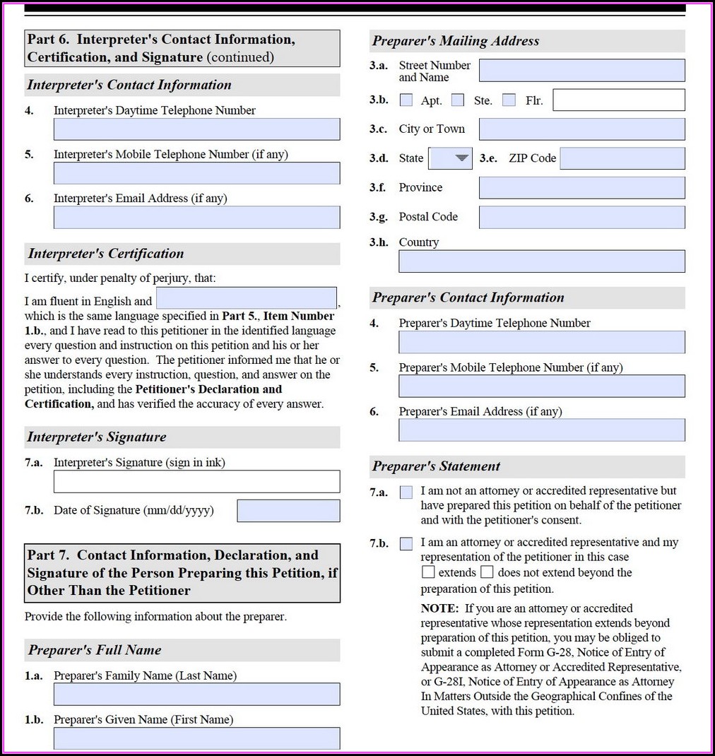 How To Fill Out Fiance Visa Application