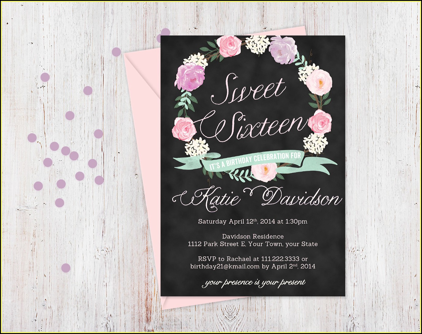  16th Birthday Invitation Wording Samples Template 2 Resume Examples 