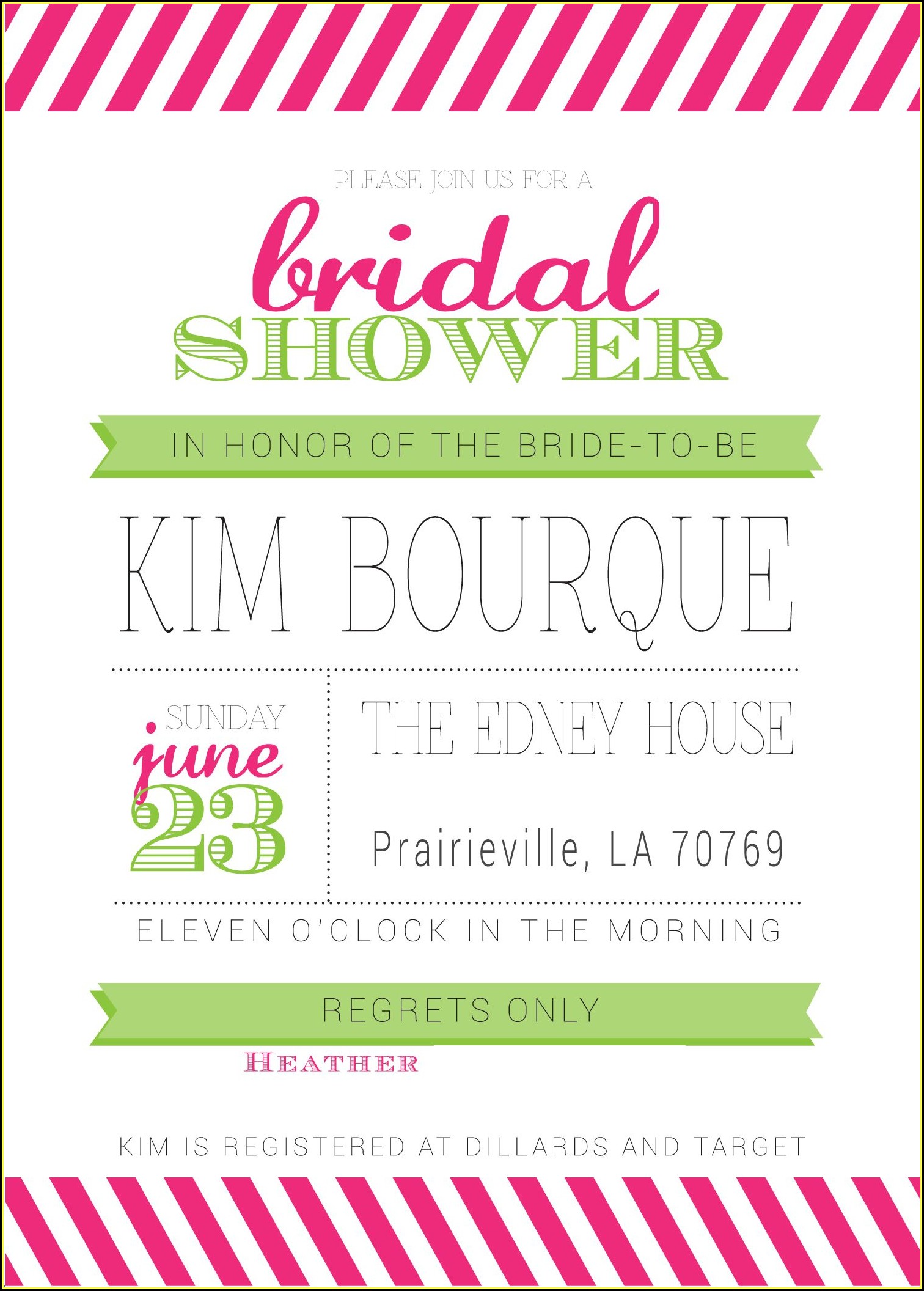 Bridal Shower Brunch Invitation Wording Template 2 Resume Examples 