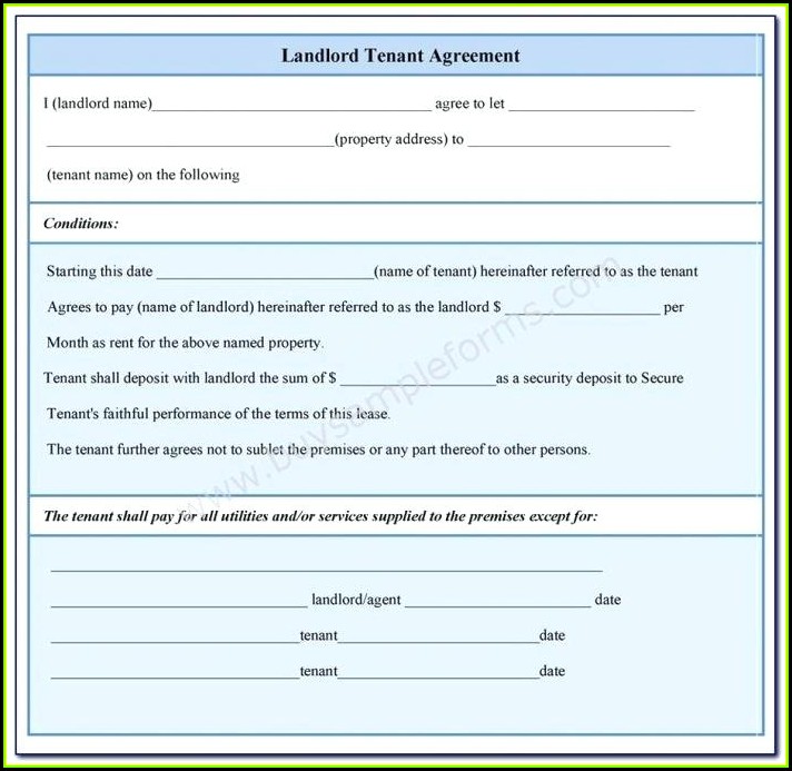 Landlord Tenant Agreement Form In Nigeria Form Resume Examples 