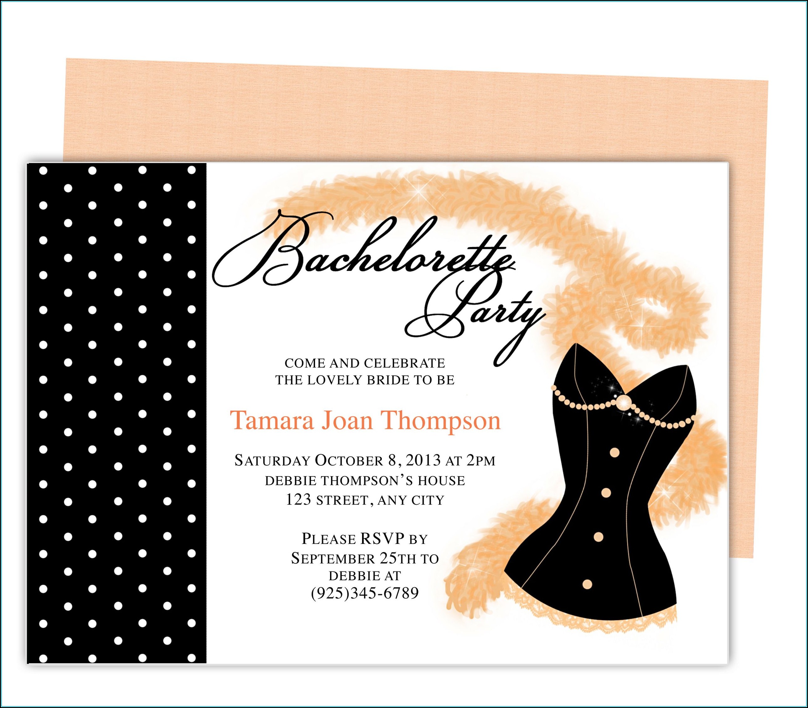 Printable Bachelorette Party Invitations Templates Printable Word