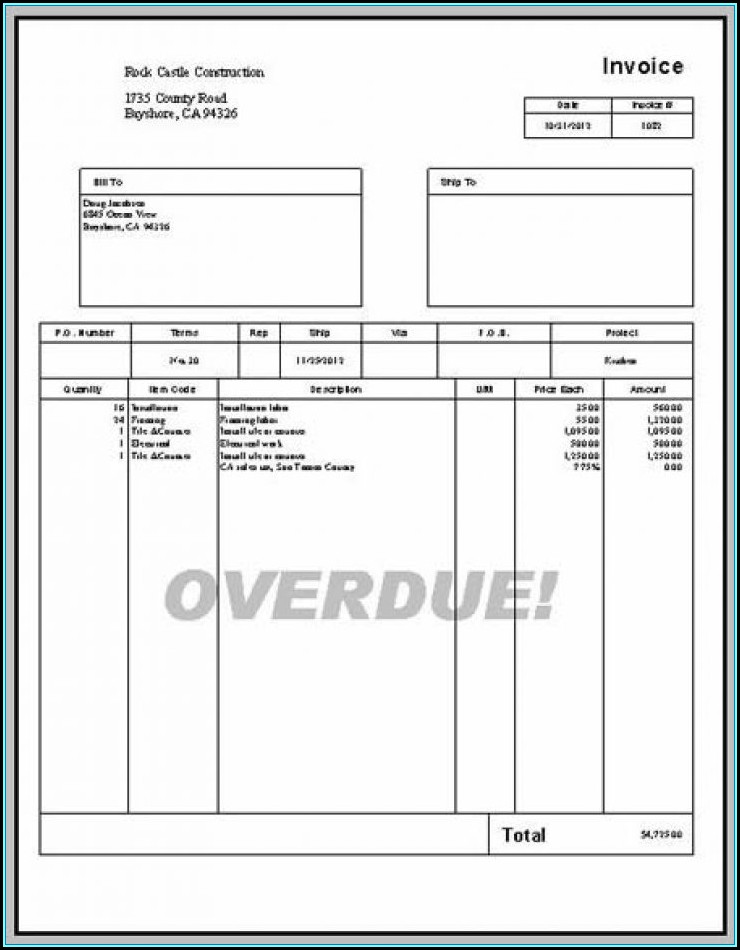 Quickbook Online Invoice Templates Template 1 Resume Examples pv9wW5G97A