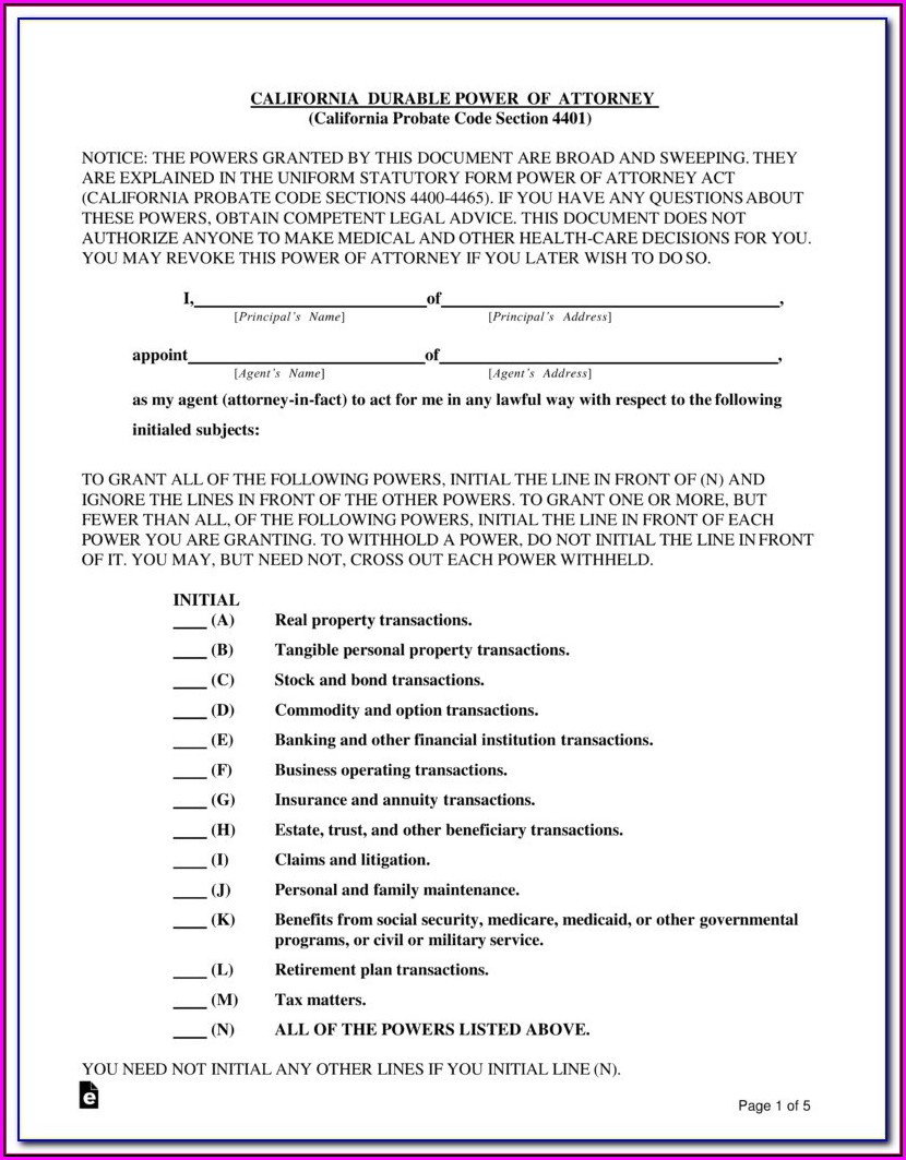 Free Blank Power Of Attorney Form Ohio Form Resume Examples mx2WjBXV6E