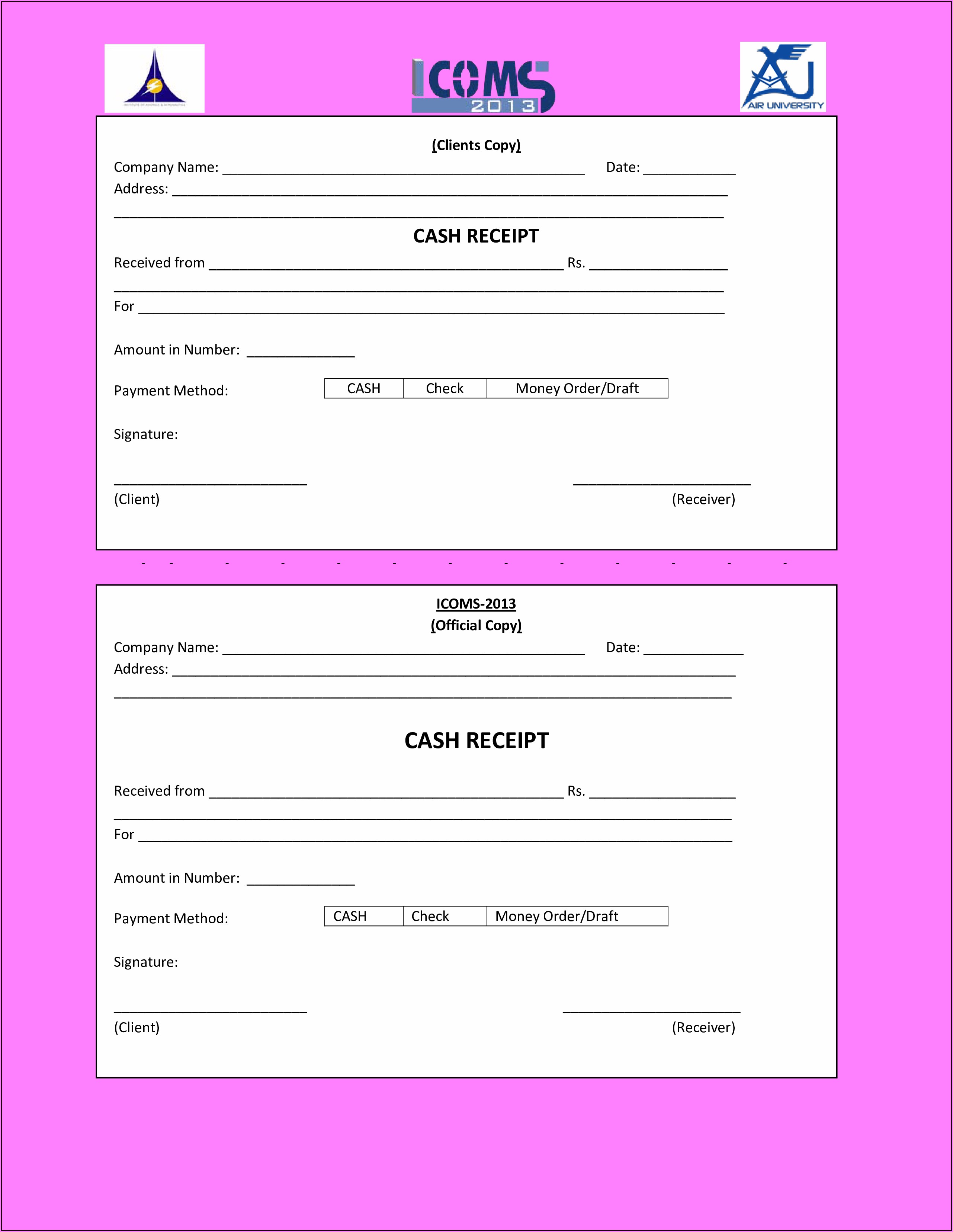 Free Cash Receipt Template Word Template 1 Resume Examples 0g27Pmn9Pr