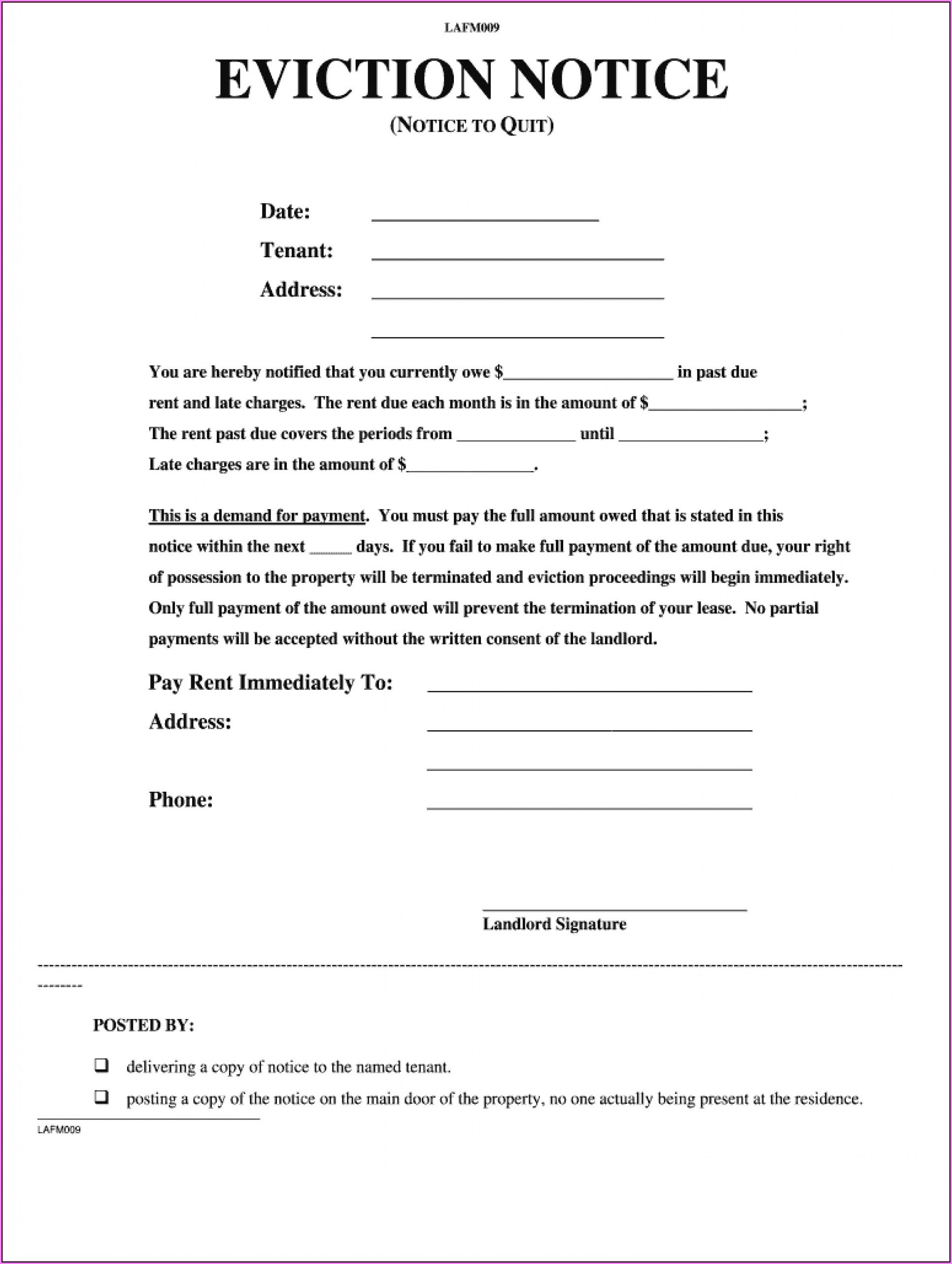 Lodger Eviction Notice Template California Template 1 Free Illinois Eviction Notice Form 2021