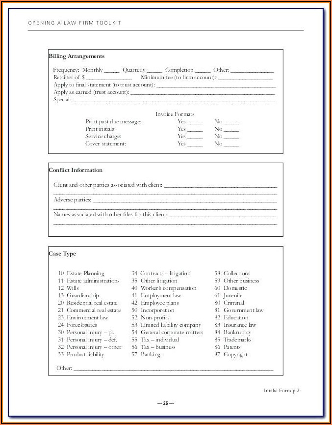 Tax Preparation Client Intake Form Template Pdf Form Resume 