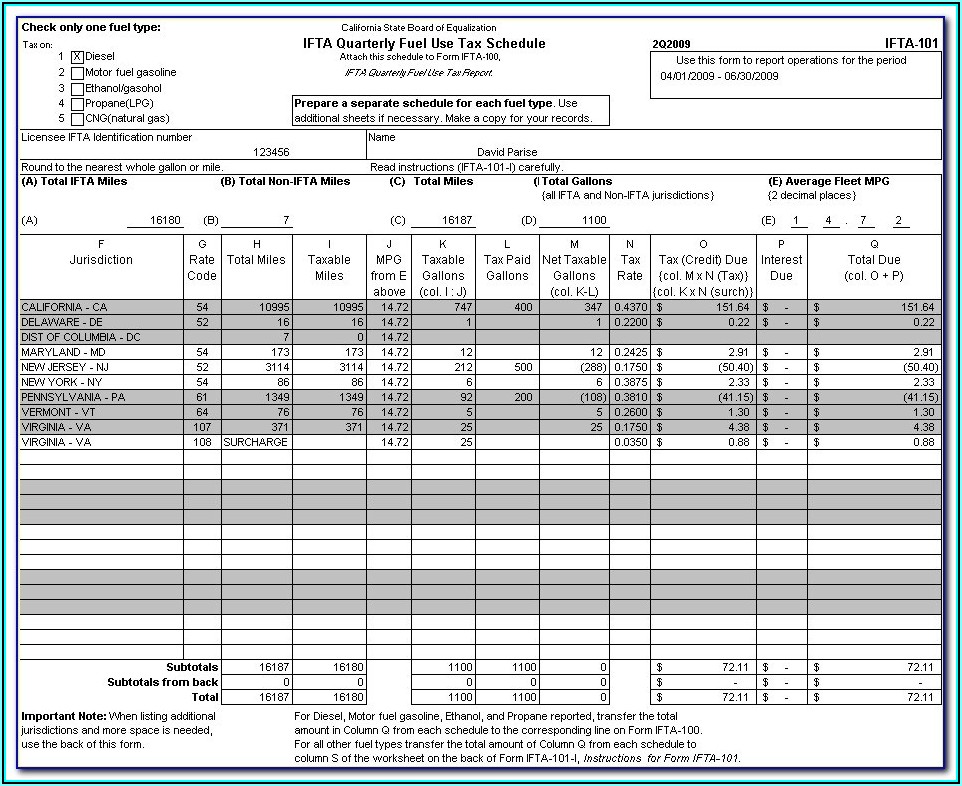 Printable Ifta Forms For Wv Printable Forms Free Online