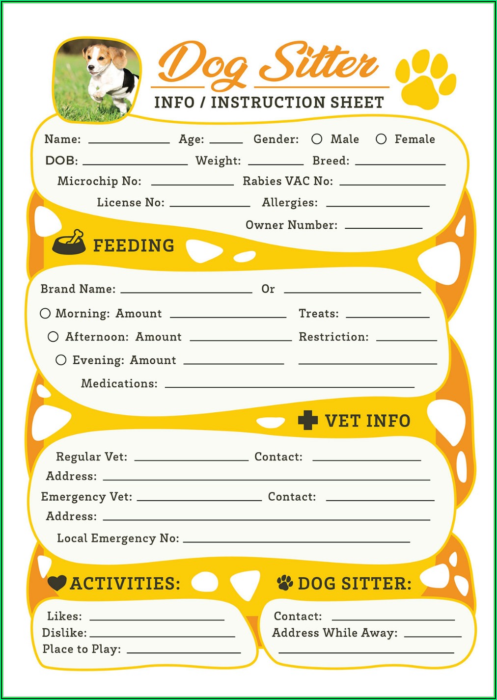 Pet Sitter Template Free Template 1 Resume Examples QJ9eQ7B9my