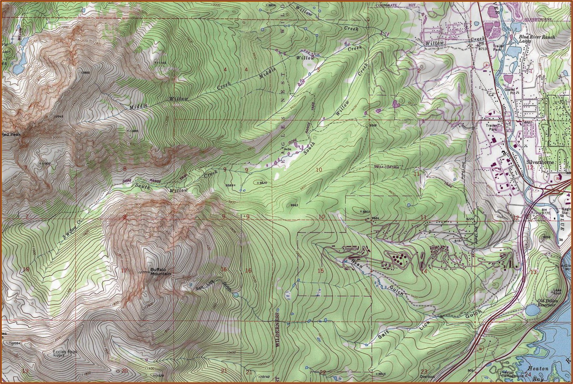 Topo Map Of Colorado Free Map Resume Examples Bw9jPn4V7X