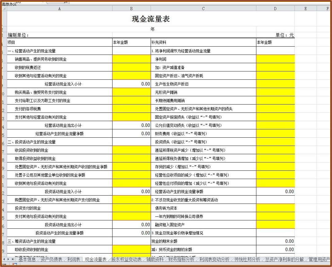 Consolidated Financial Statement Template Excel Template 2 Resume 