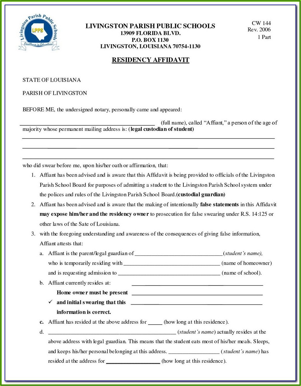 Free Temporary Guardianship Forms Michigan Form Resume Examples 