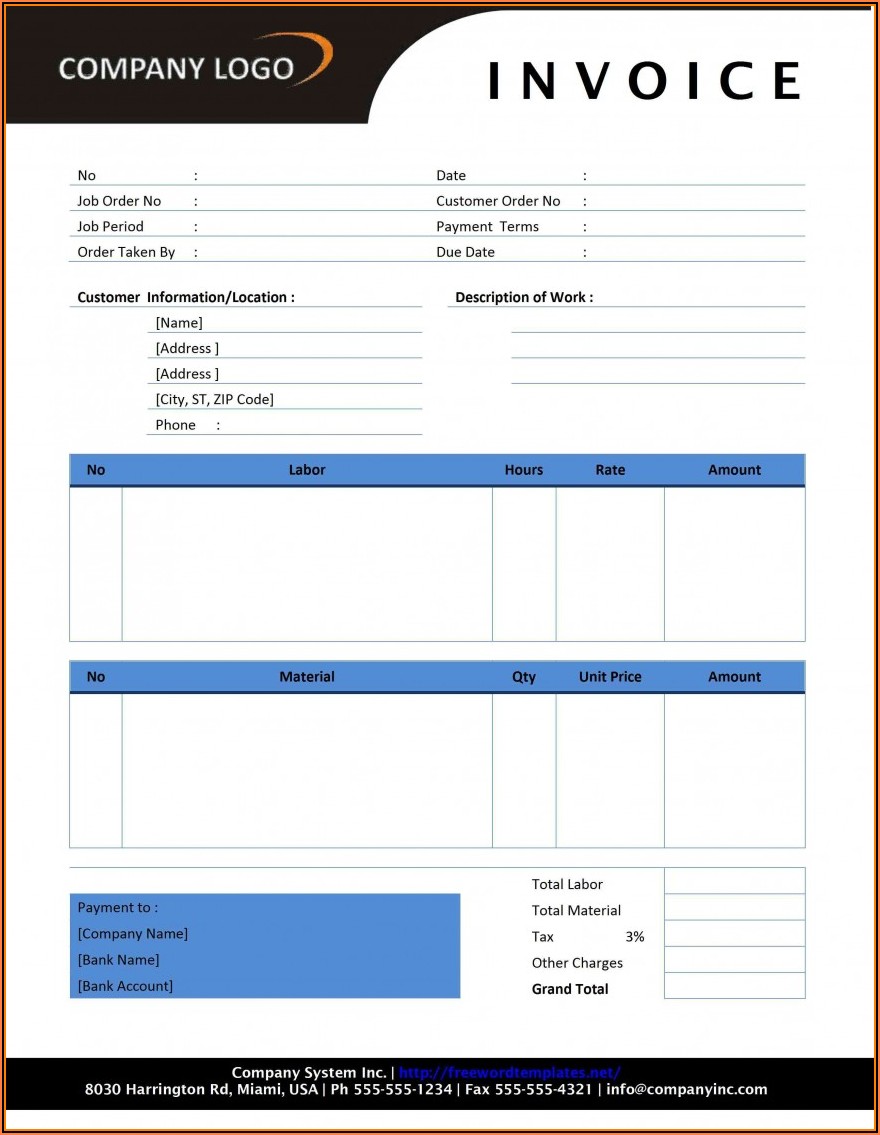 Independent Contractor Invoice Template Canada Template 2 Resume Examples X42MZAz9kG