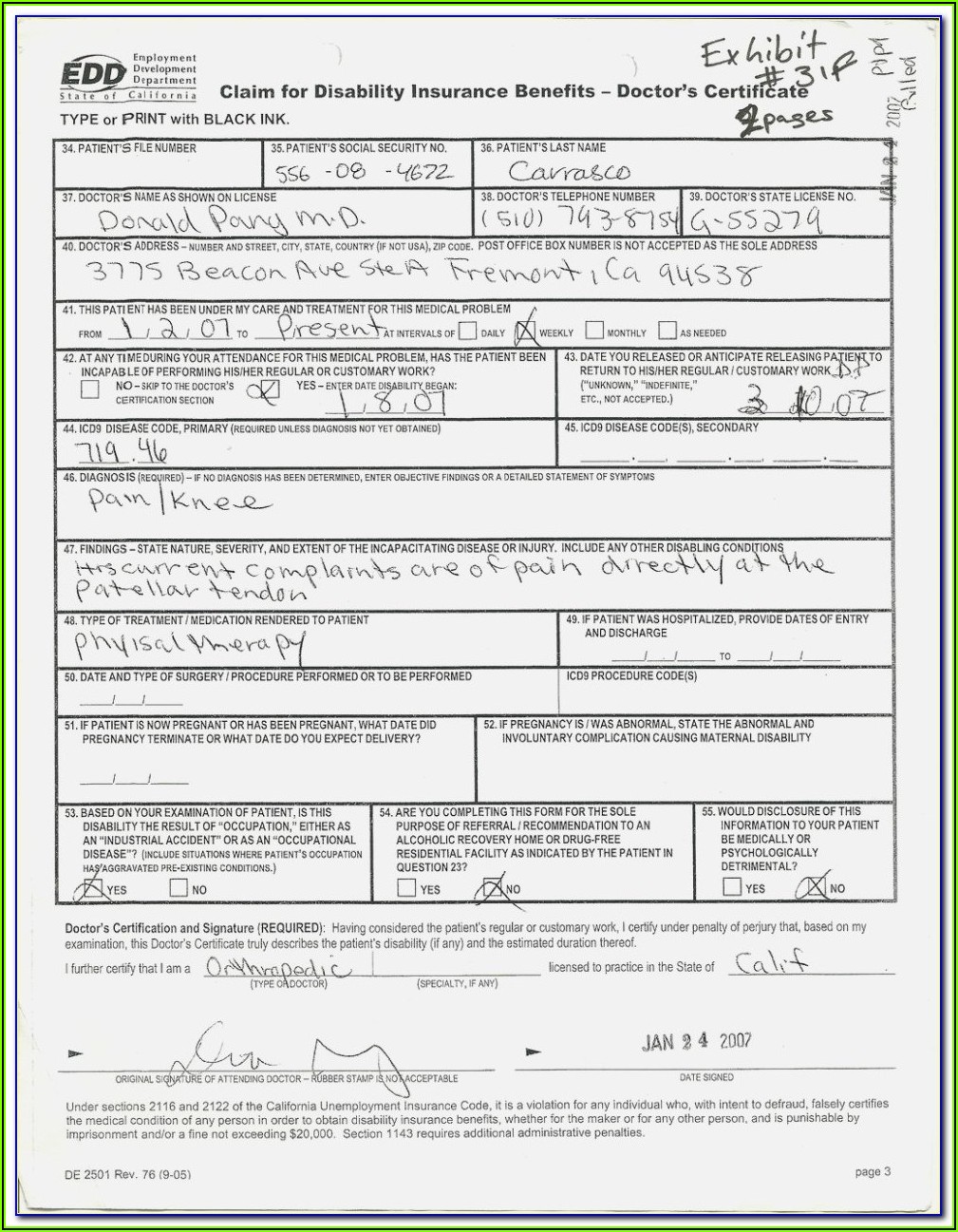 Printable Edd Disability Claim Form Form Resume Examples a6Ynp5R2Bg