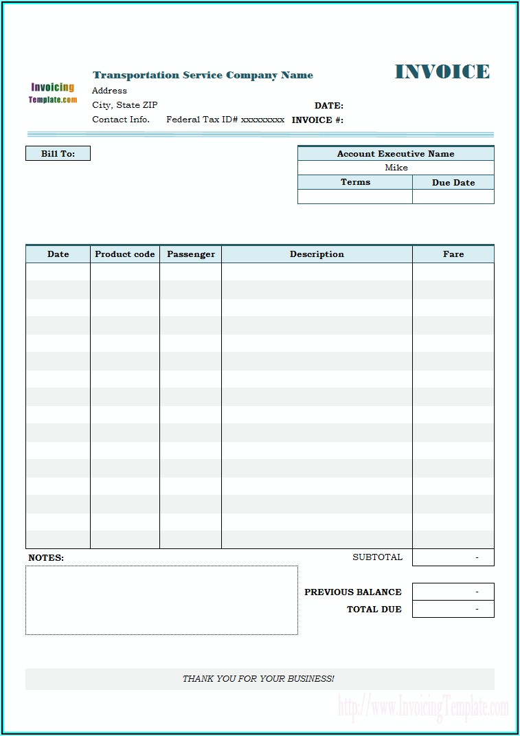 Trucking Invoice Template Free Template 1 Resume Examples emVKDal2rX