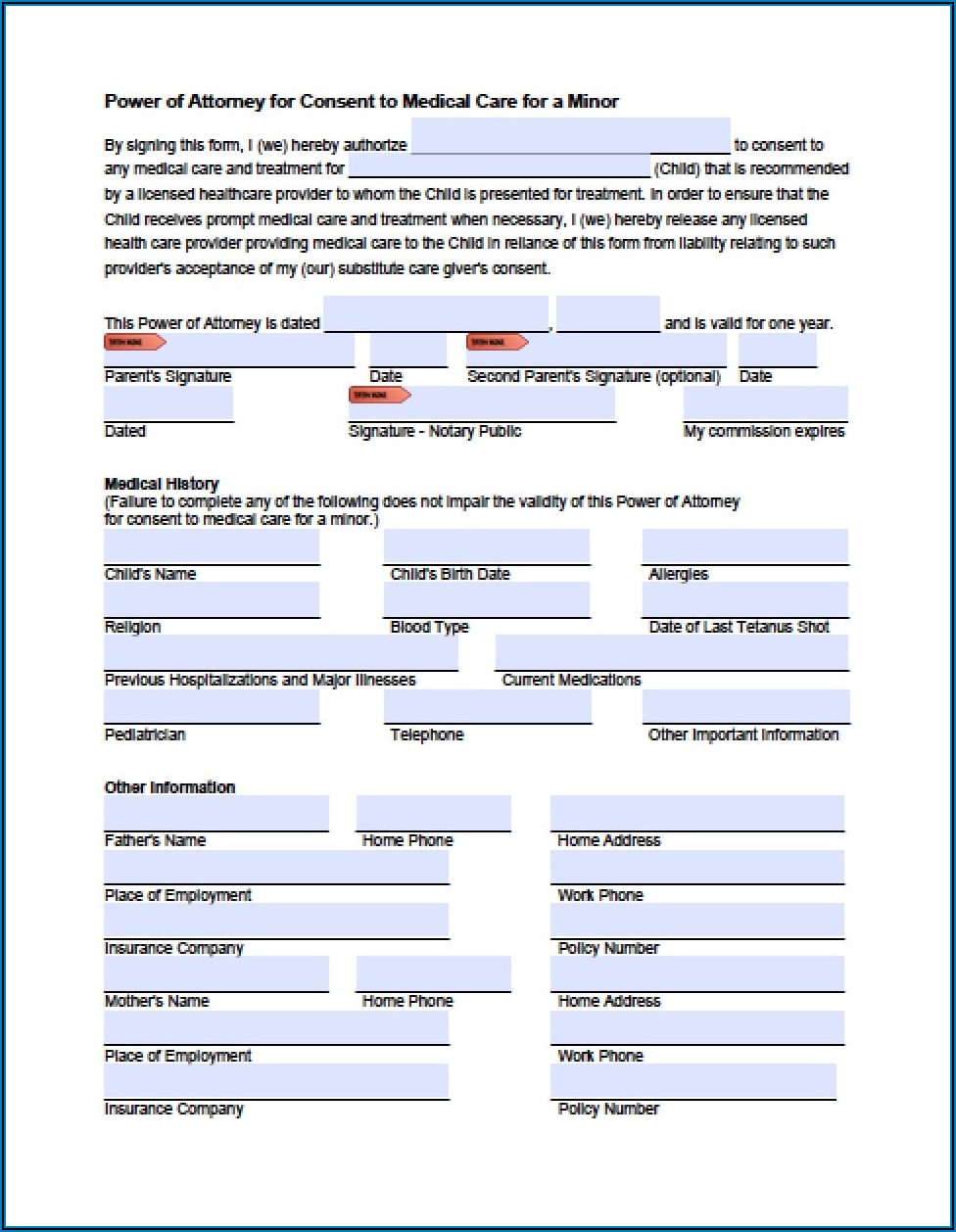 Free Printable Guardianship Forms Missouri Form Resume Examples 