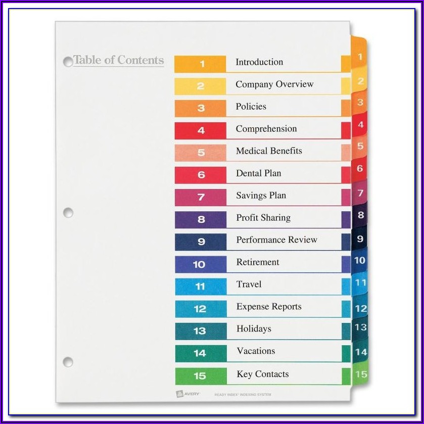 Avery Ready Index Template 12 Tab Template 1 Resume Examples ojYqb63MVz