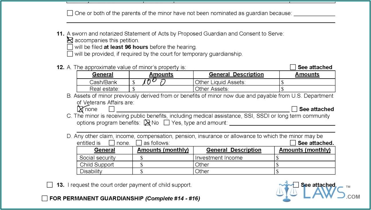 Petition To Terminate Guardianship Form Texas Form Resume Examples 