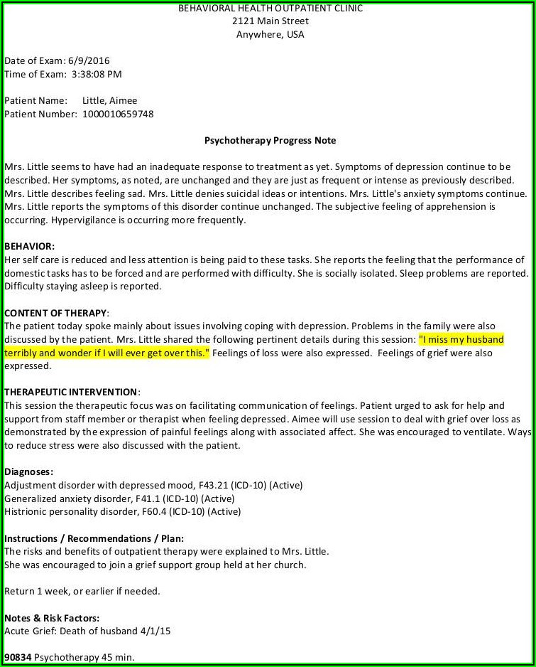 Soap Note Assessment Example Physical Therapy Template 1 Resume 