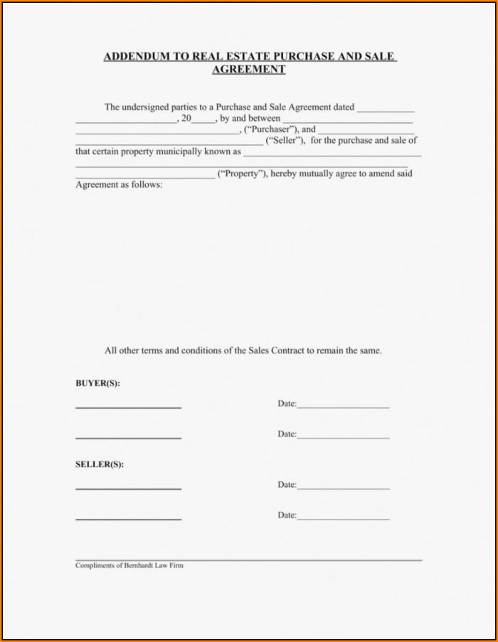 Contract Addendum Template Sample - Template 1 : Resume Examples # ...