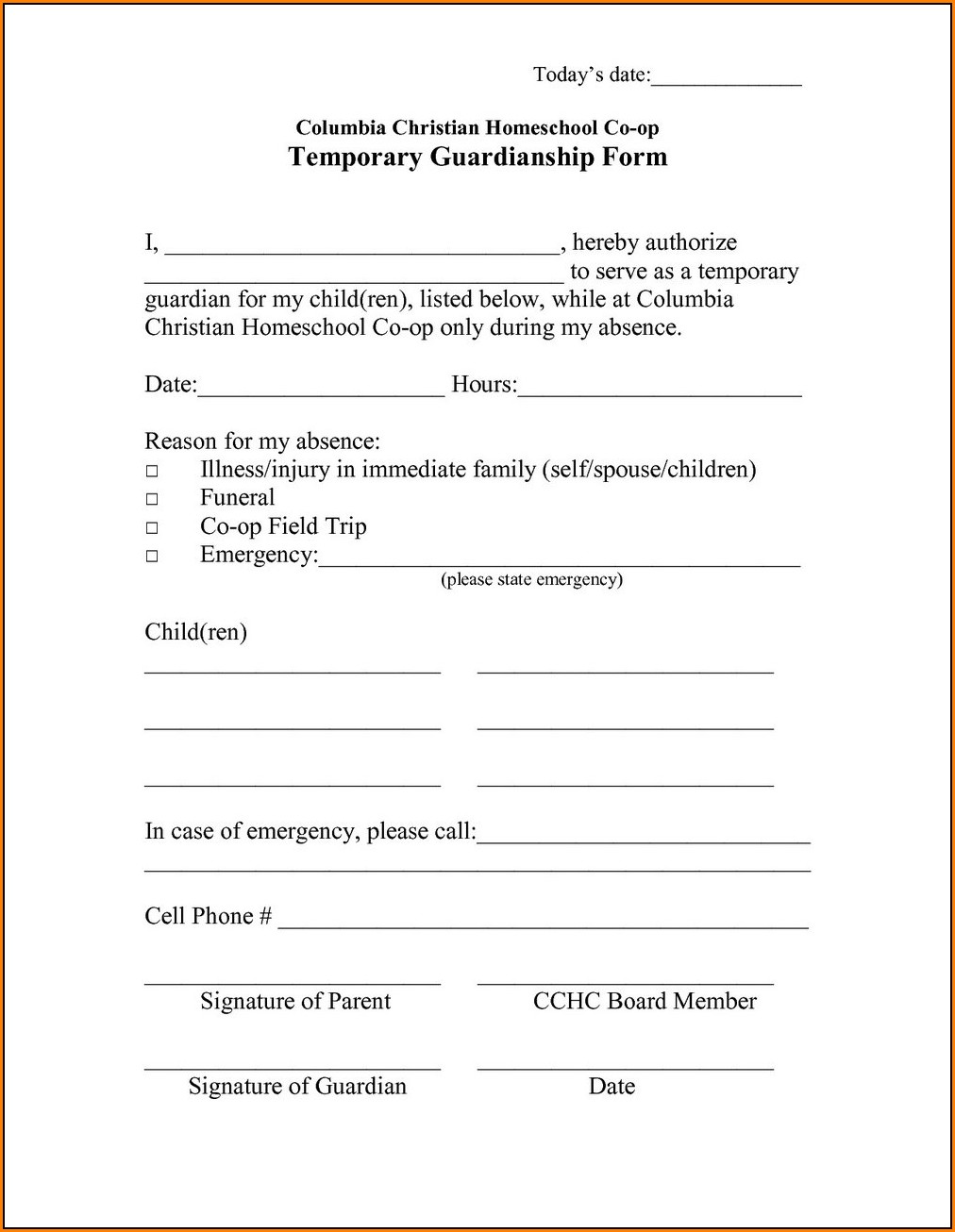 Ga Guardianship Form Printable Printable Forms Free Online