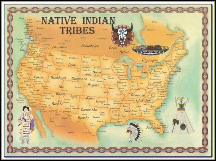 Maps Of Native American Tribes In North America - map : Resume Examples ...