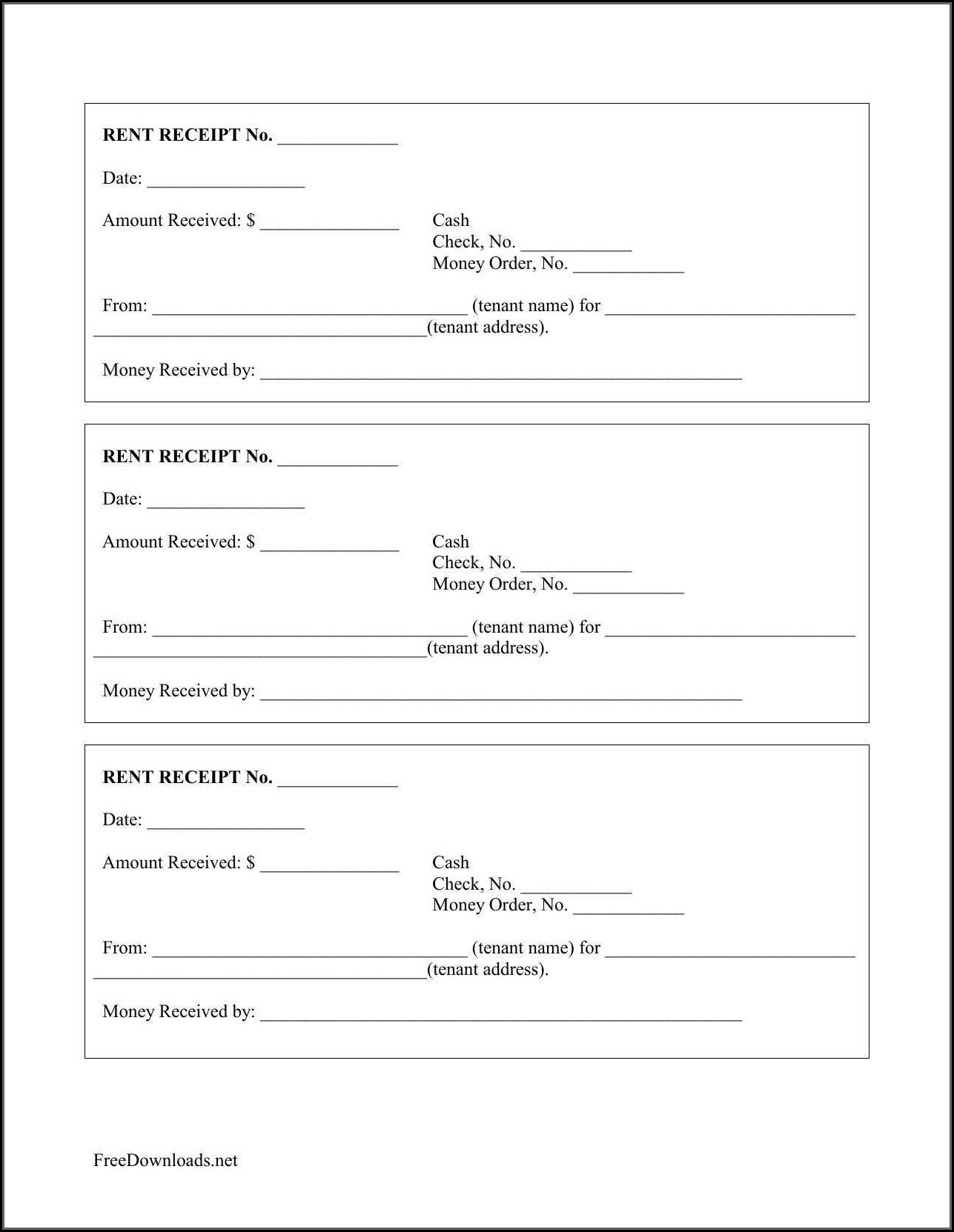 Free Rent Receipt Form Form Resume Examples 1ZV8z3393X