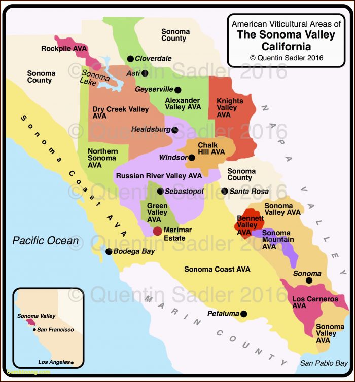 Map Of Napa Valley And Sonoma Wineries - map : Resume Examples #QJ9e1yg9my