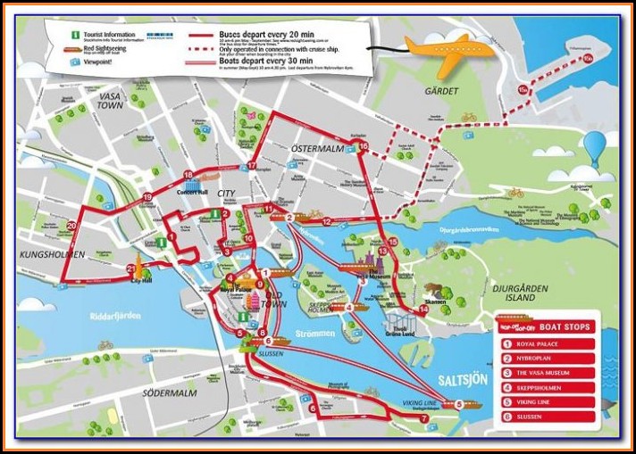 Hop On Hop Off Boat Stockholm Map - map : Resume Examples #gq96KPwYOR