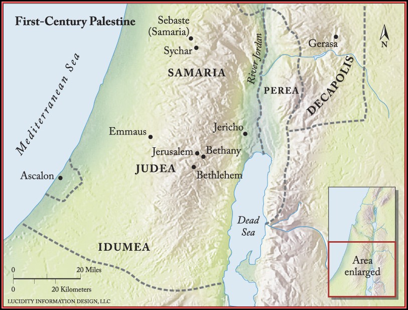 Bible Map Jerusalem Gaza - map : Resume Examples #e79QagN9kQ