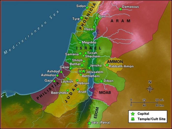 Old Testament Bible Maps And Charts - map : Resume Examples #0g27lDx9Pr