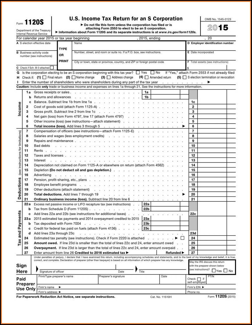 Free Printable 1040Ez Form