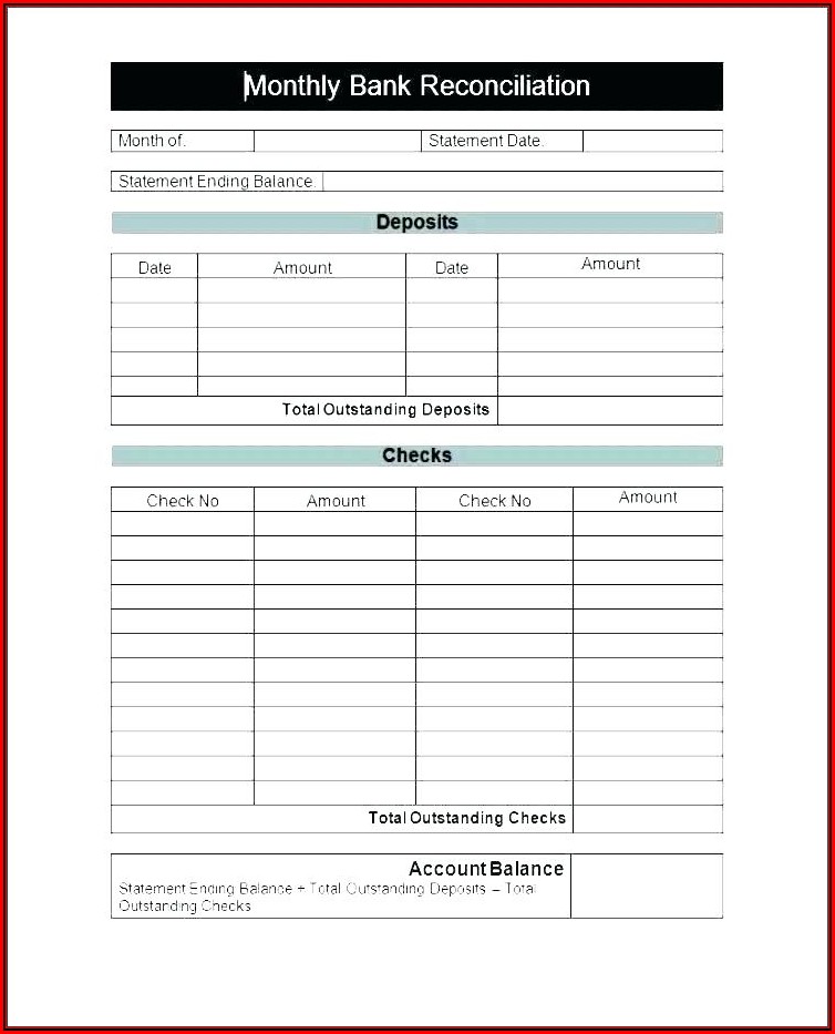 Cam Reconciliation Templates For Excel Form Resume Examples Wk9ynn7Y3D