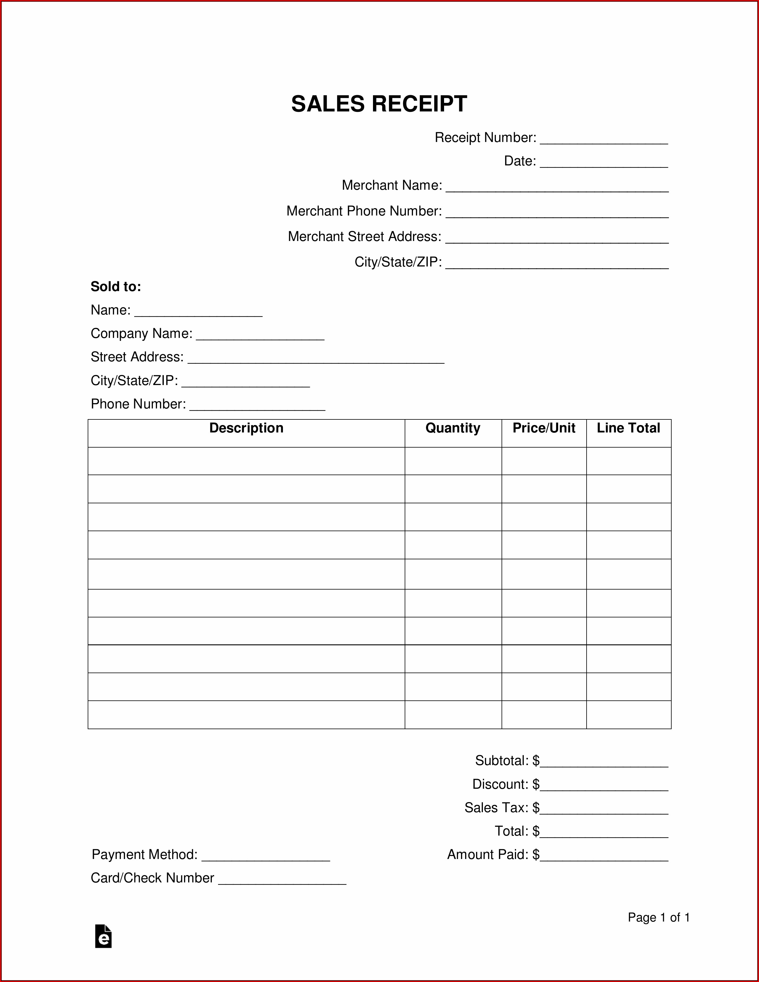 exclusive vehicle sales receipt template word free