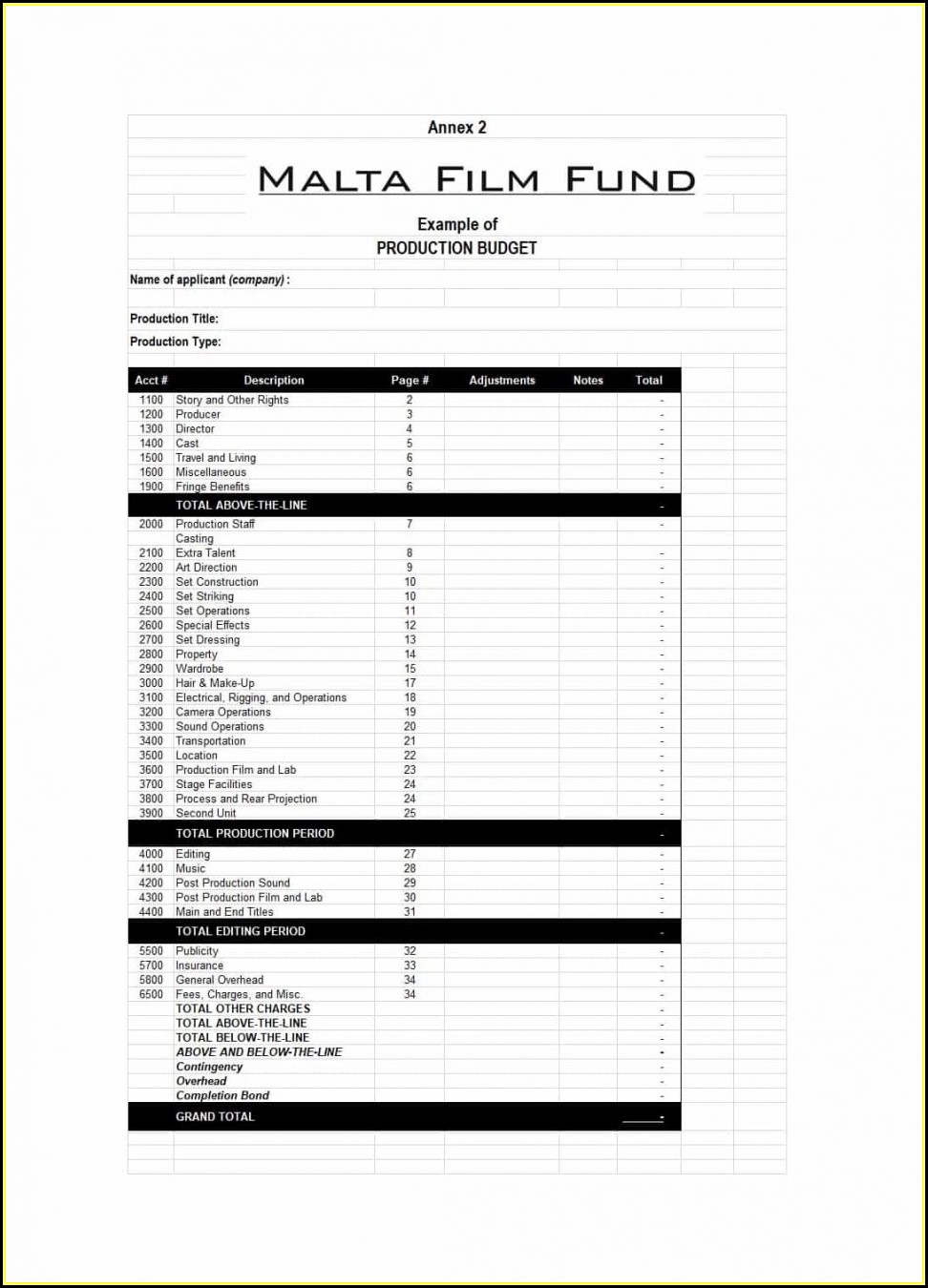  Corporate Video Production Budget Template Template 2 Resume 