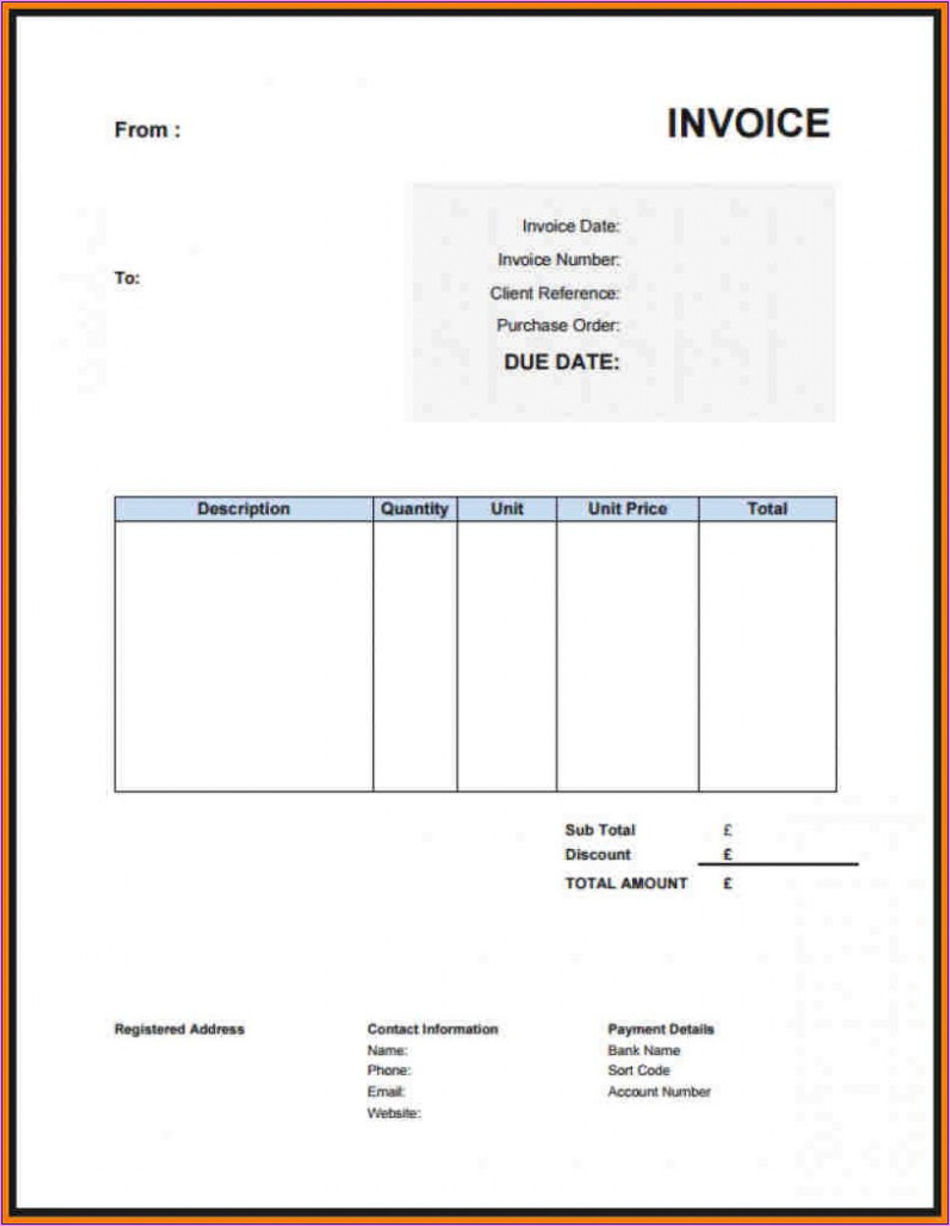 Ms Word Invoice Template Free Download Template 2 Resume Examples 