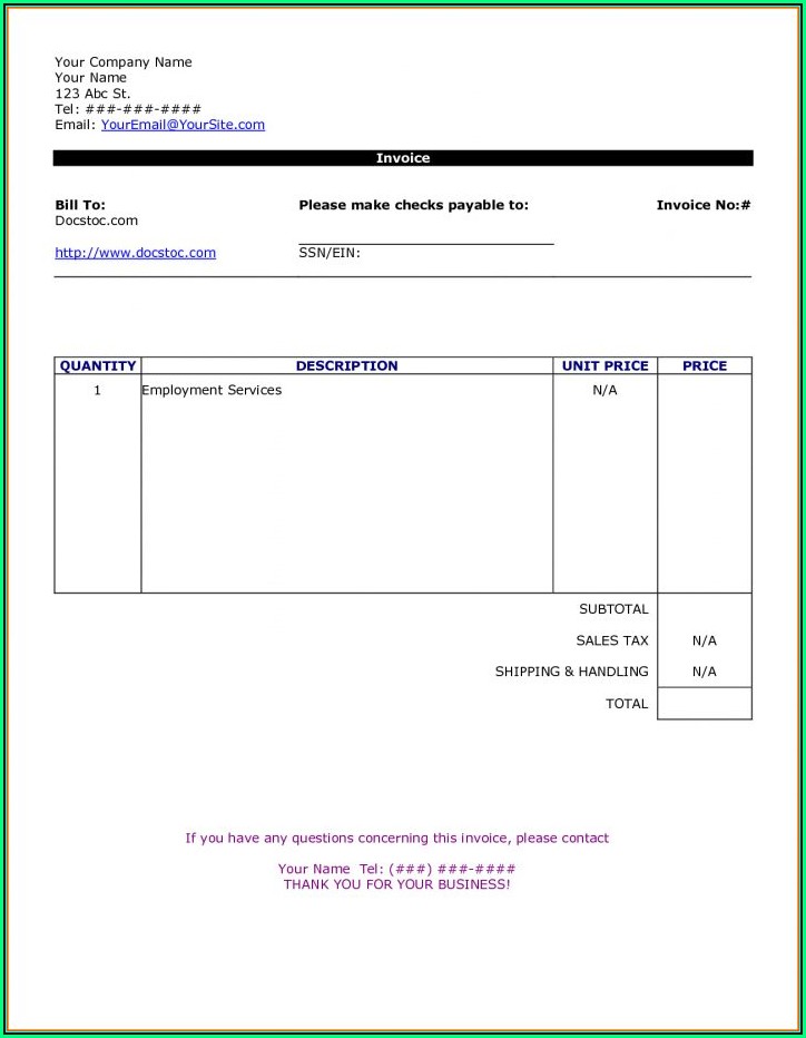 personal invoice template australia template 1 resume examples
