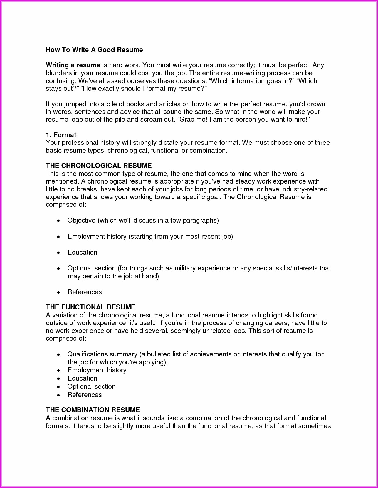 How To Make A Good Resume For A Job Resume Resume Examples xz207JjVql