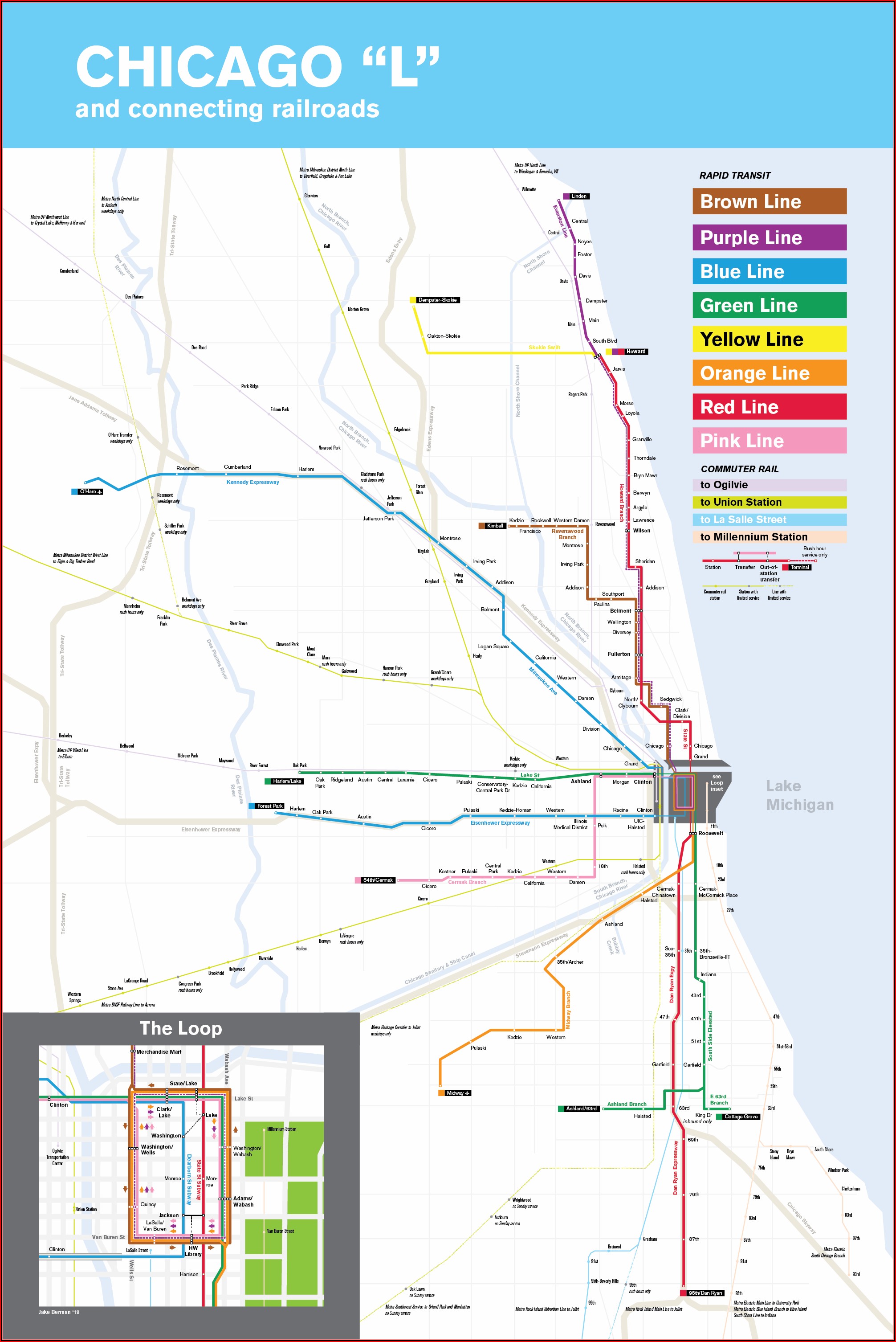 Chicago Transit Authority Map