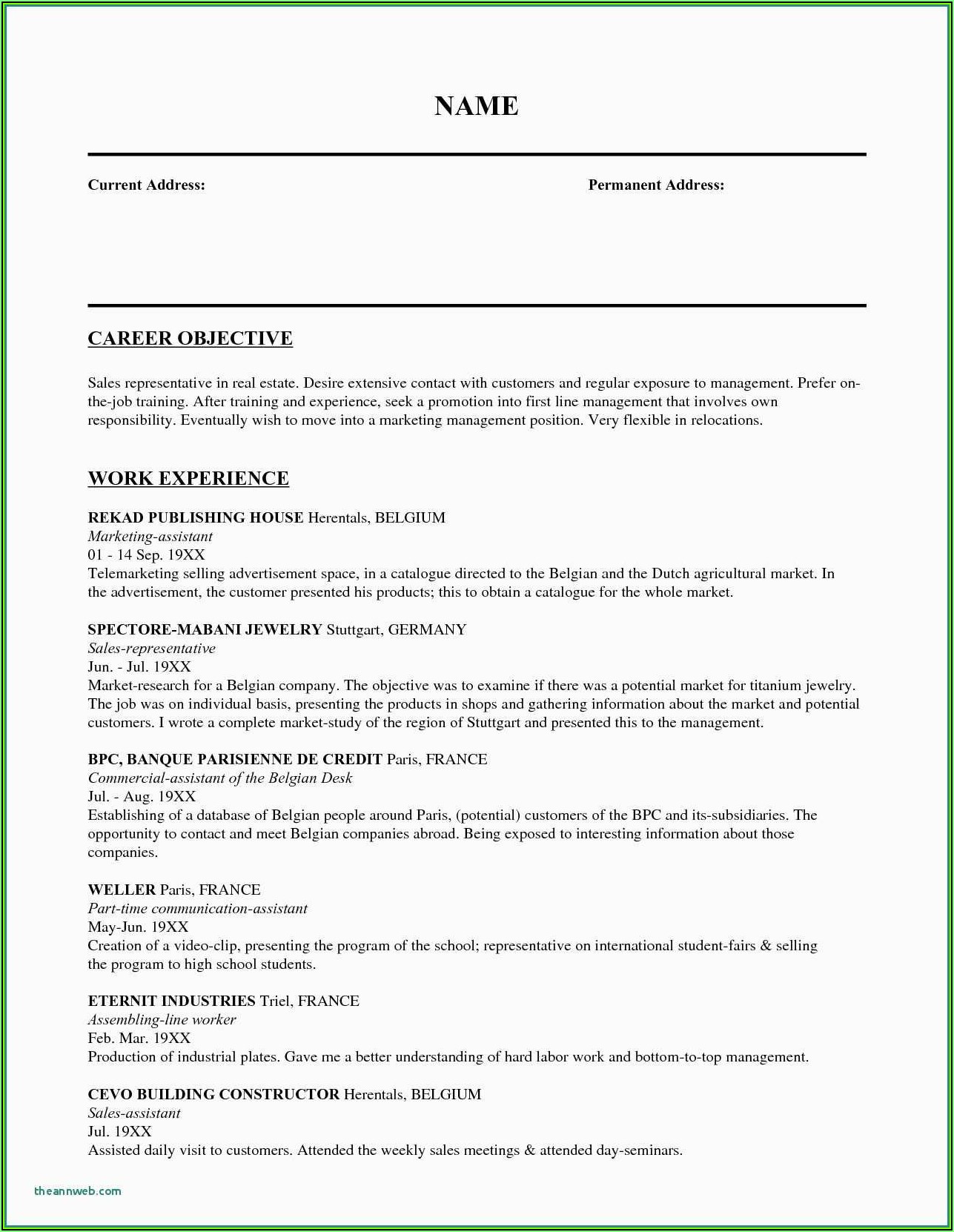 Sample Resume For Fresh Graduate Nurses Without Experience Philippines ...