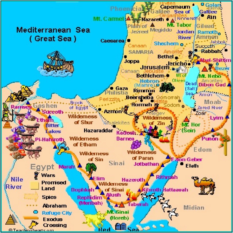 Biblical Maps Of Cities