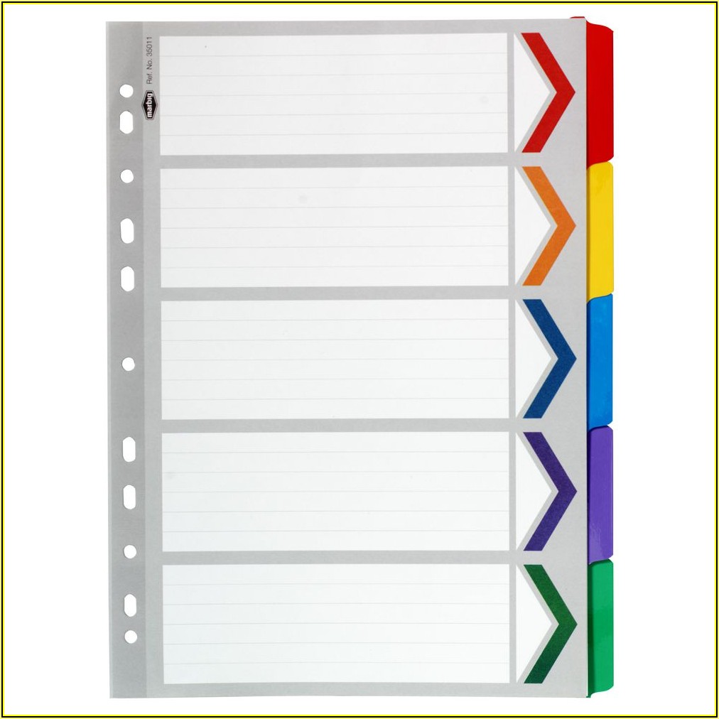 free download 3 x 5 index card with tab dividers template