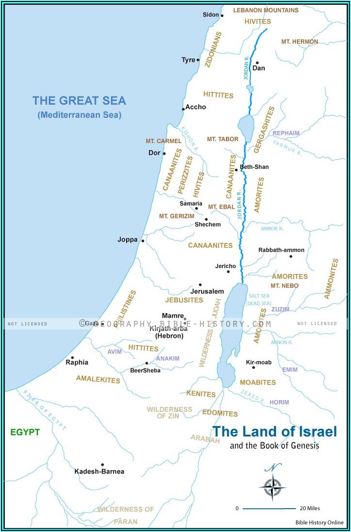 Printable Bible Land Maps Maps Resume Examples Yl5zb1 - vrogue.co