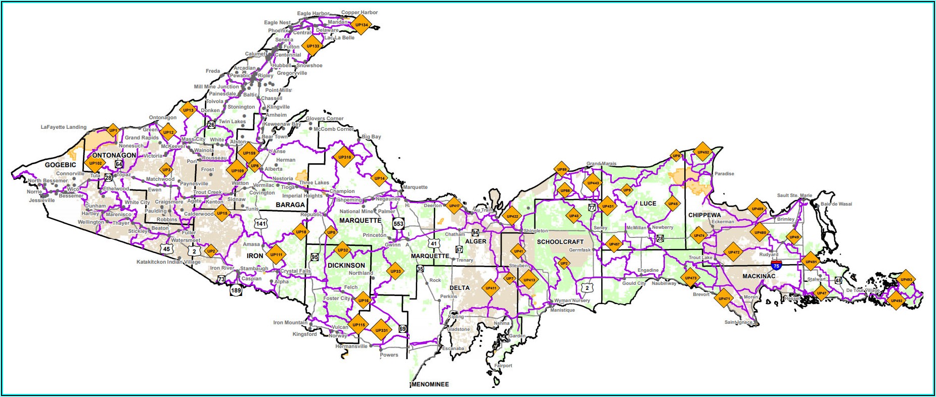 Snowmobile Gps Trail Maps Michigan - map : Resume Examples #7NYAZ3gVpv