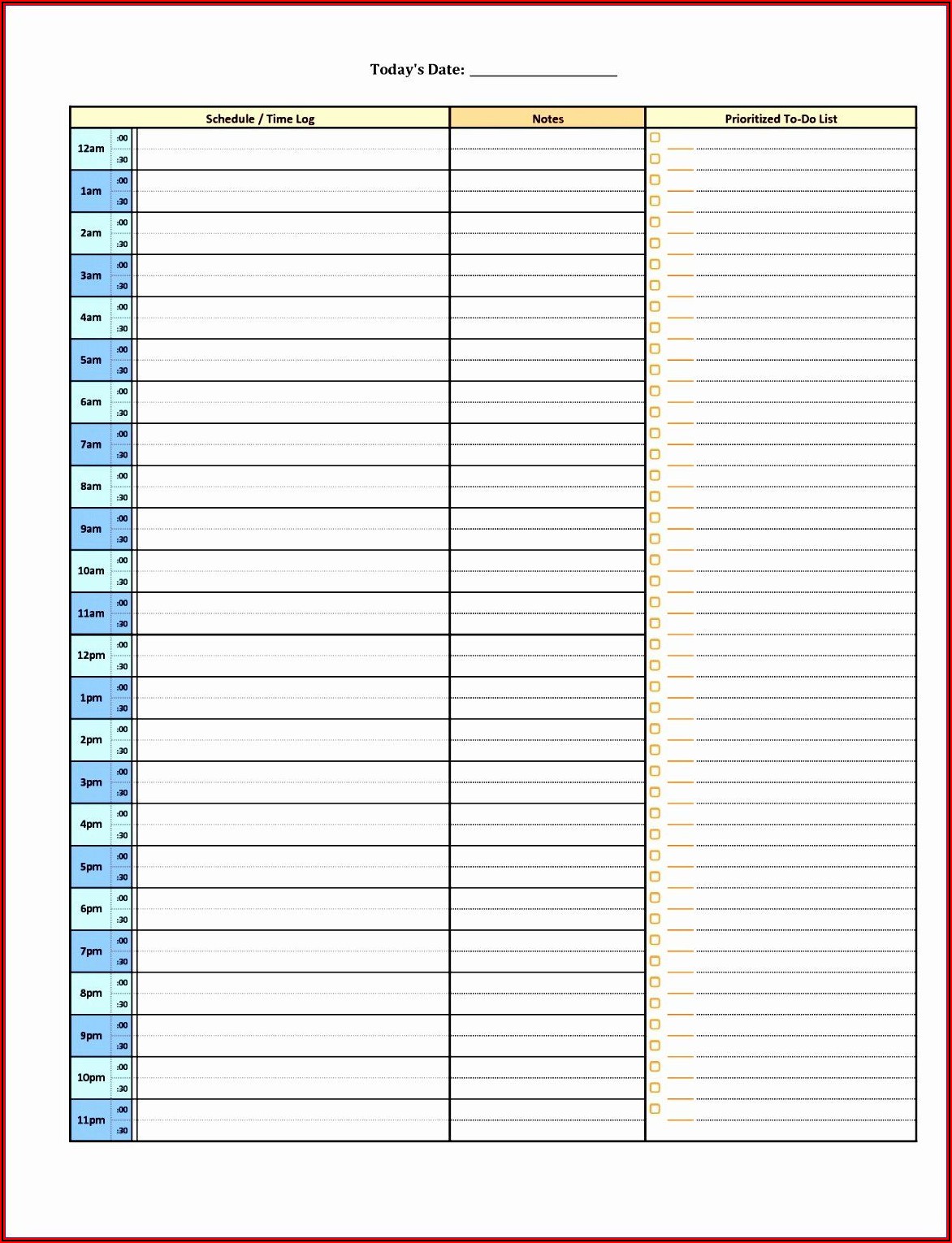 4 10 Hour Shift Schedule Templates Template 1 Resume Examples 